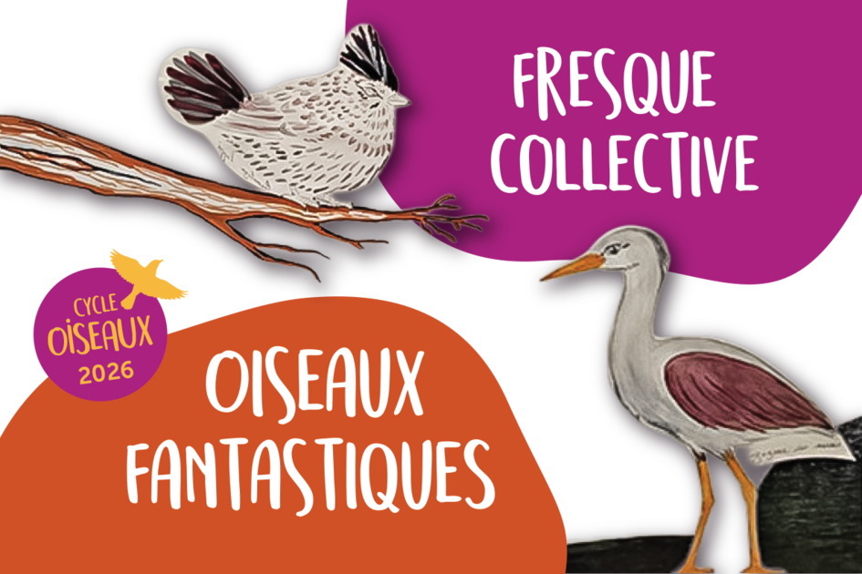Fresque - Oiseaux Fantastiques